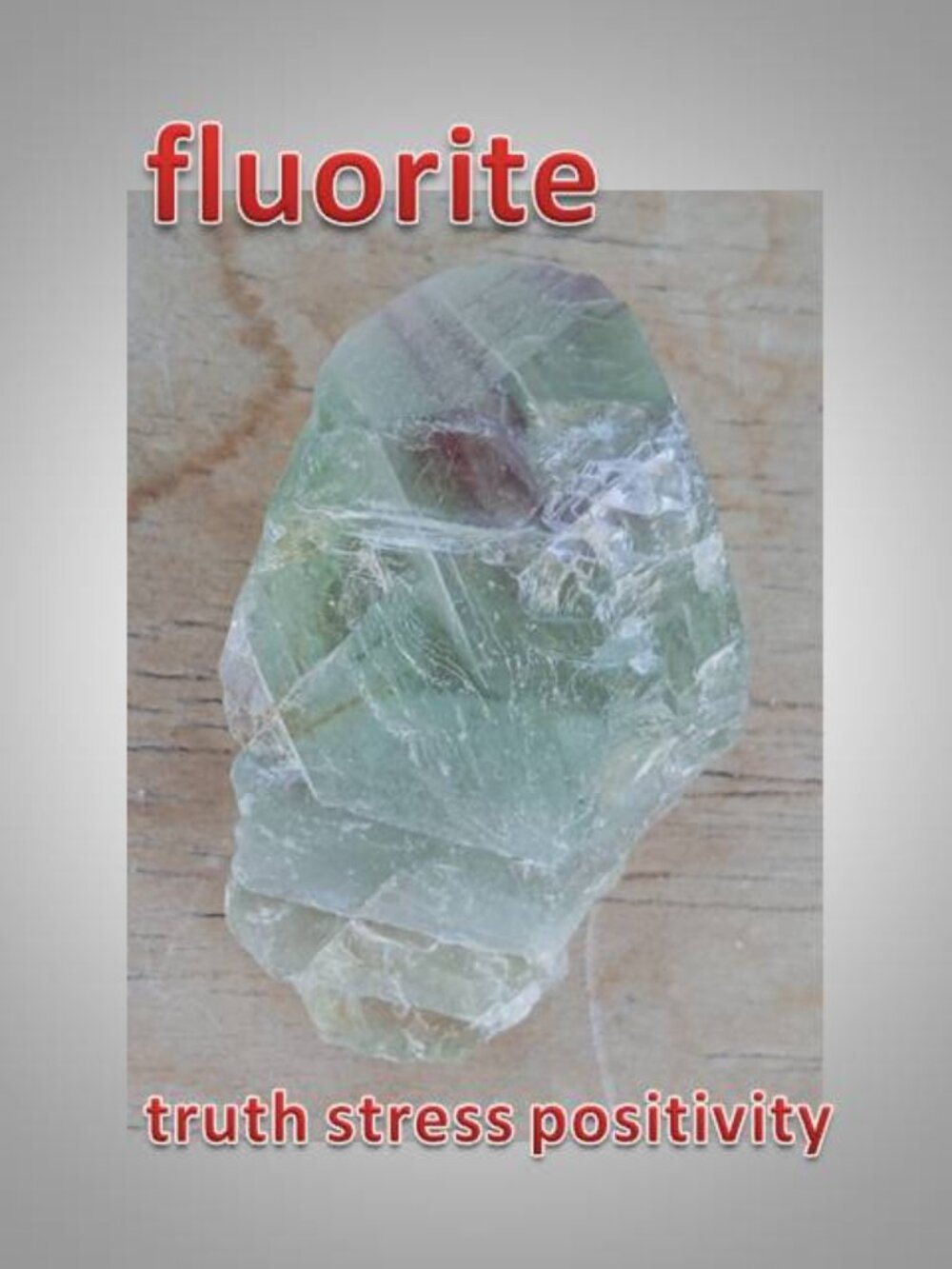 Fluorite raw chunk 03 Truth Protection Intellect